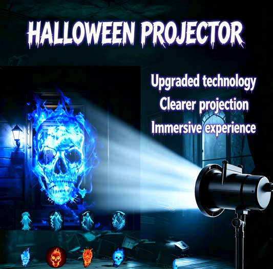 🎃Turn Your Home Into a Haunted Halloween Wonderland | 10 Unique HD Projection Patterns, 32FT Ultra-Large Display