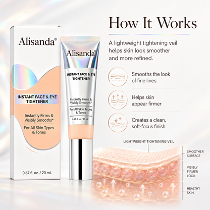 Alisanda® Instant Face Tightener – Visible Smoothing in 60 Seconds, Monthly Performance Upgrade in 30 Days