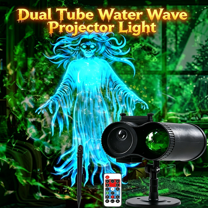 🎃Turn Your Home Into a Haunted Halloween Wonderland | 10 Unique HD Projection Patterns, 32FT Ultra-Large Display