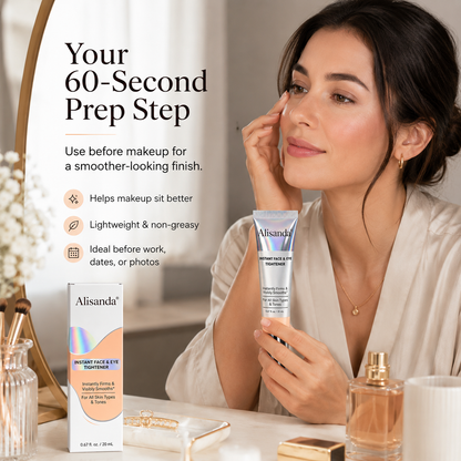 Alisanda® Instant Face Tightener – Visible Smoothing in 60 Seconds, Monthly Performance Upgrade in 30 Days