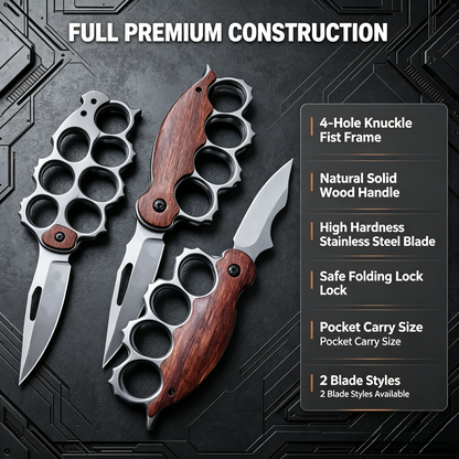🔥Limited Time-50% OFF🔥Tiger Finger Fist Tactical Folding Knife🗡️