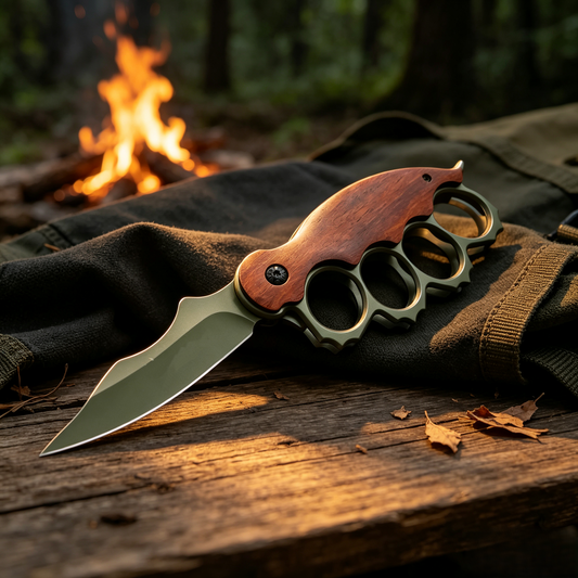 🔥Limited Time-50% OFF🔥Tiger Finger Fist Tactical Folding Knife🗡️