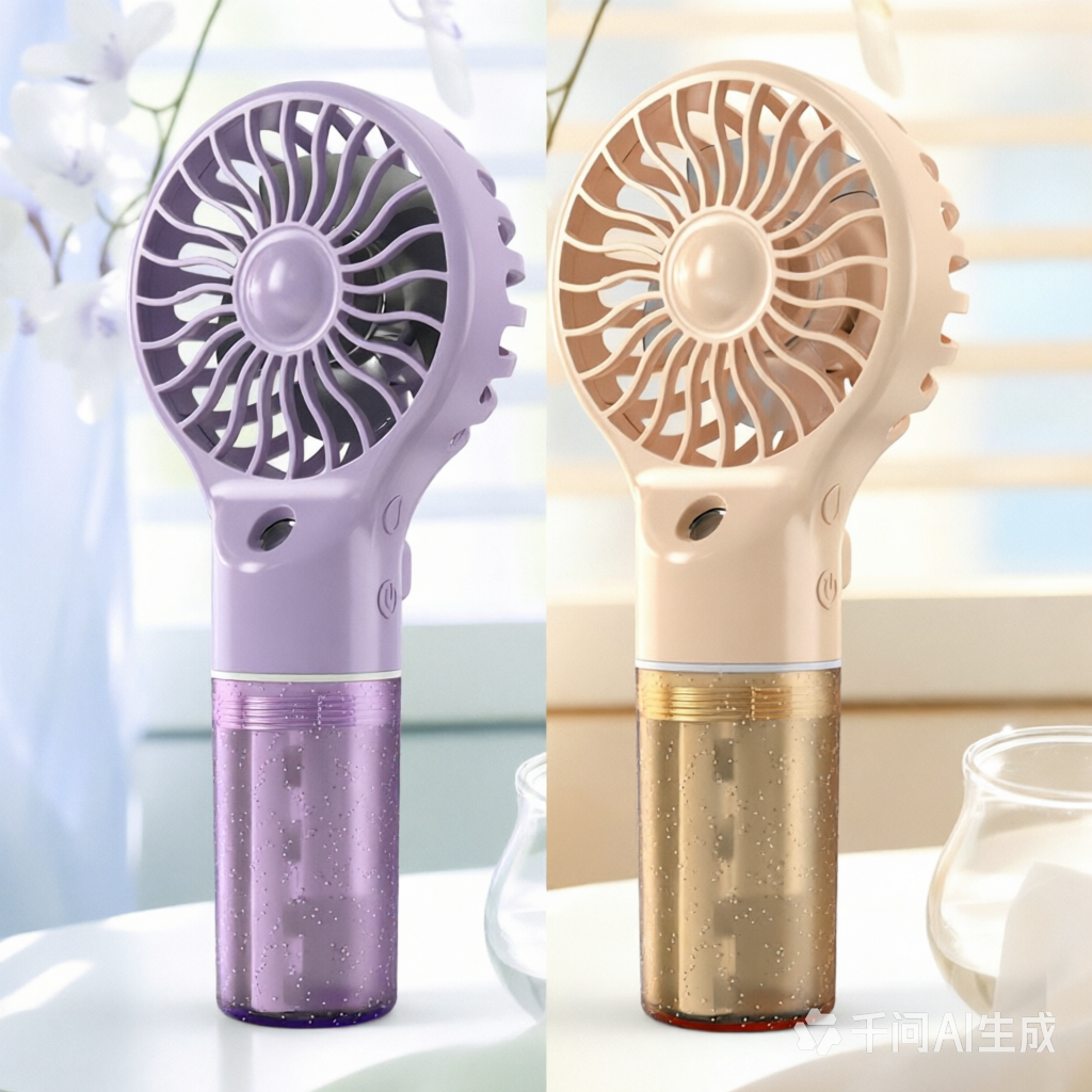 🏖️🌞Summer New Hot Selling🎁❄️Portable Handheld Mist Cooling Fan💦