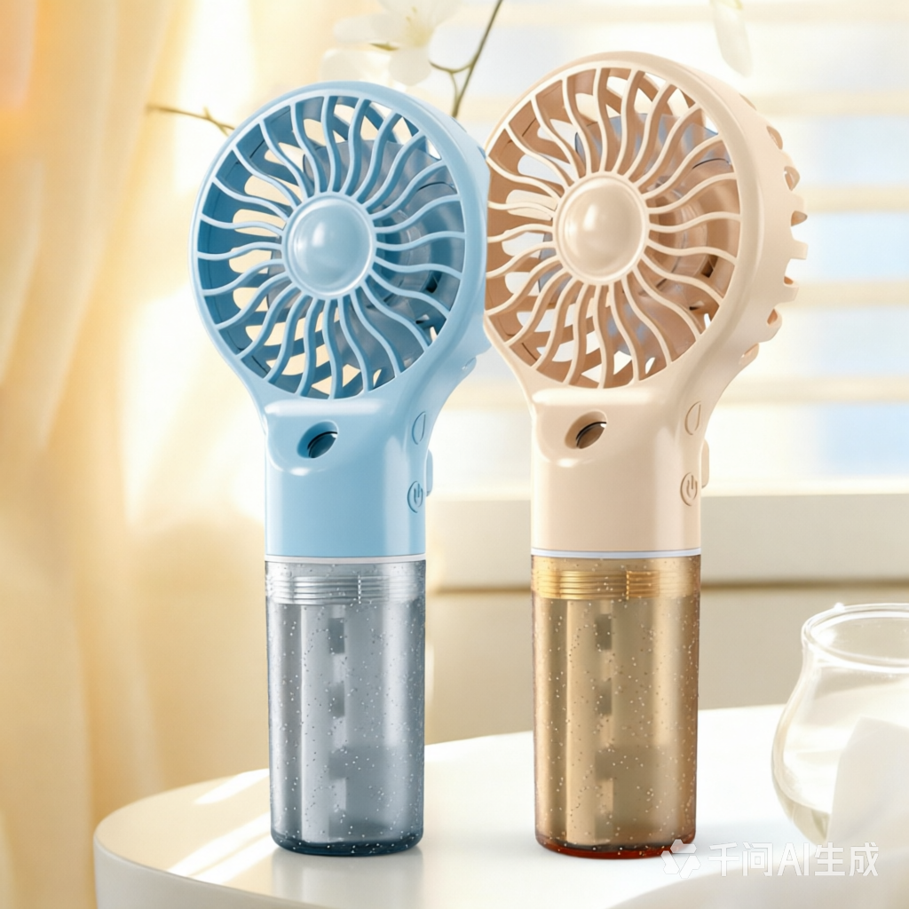 🏖️🌞Summer New Hot Selling🎁❄️Portable Handheld Mist Cooling Fan💦
