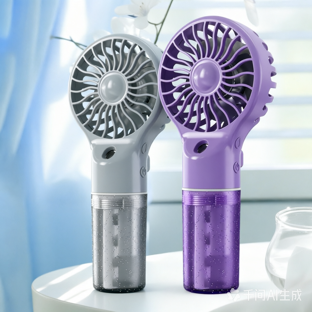 🏖️🌞Summer New Hot Selling🎁❄️Portable Handheld Mist Cooling Fan💦