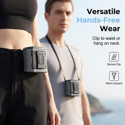 🌞Summer Hot Sale-50% OFF 🌟 High-Speed Portable Cooling Fan (Waist-mounted/Handheld)