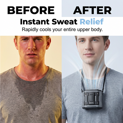 🌞Summer Hot Sale-50% OFF 🌟 High-Speed Portable Cooling Fan (Waist-mounted/Handheld)