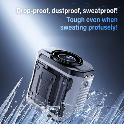 🌞Summer Hot Sale-50% OFF 🌟 High-Speed Portable Cooling Fan (Waist-mounted/Handheld)